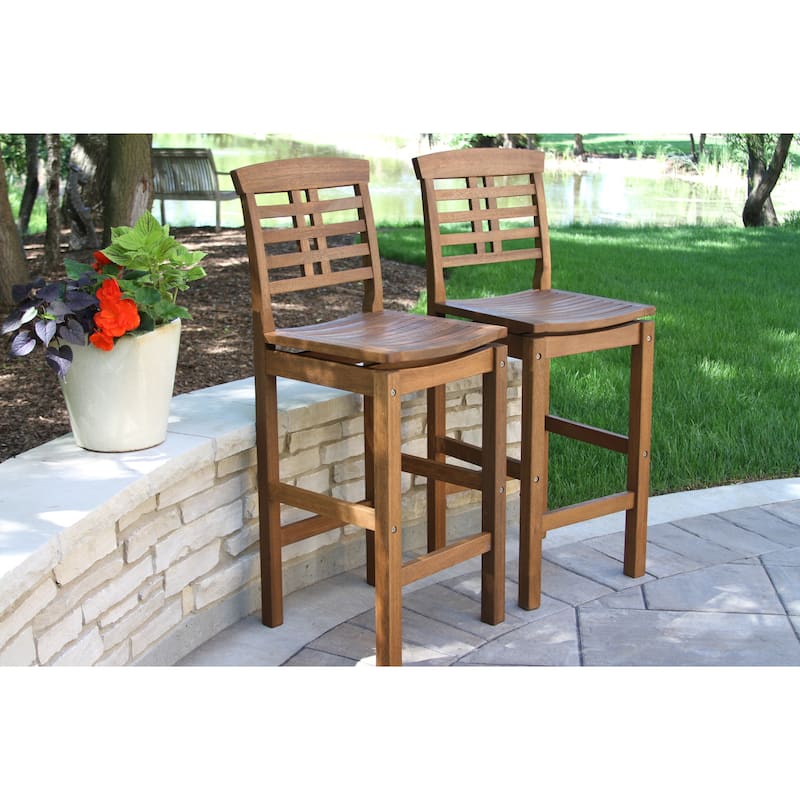 Eilaf 5 pc. Eucalyptus Bar Set with Bar Chairs
