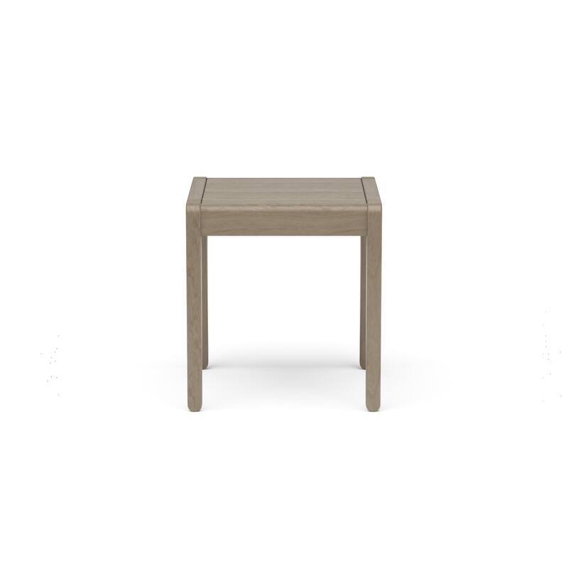 Homestyles Sustain Gray Wood Outdoor End Table - 17" x 17" x 18"