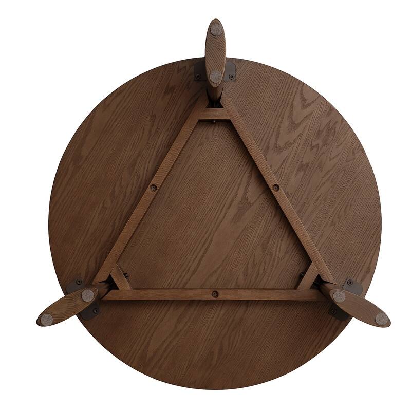 Wood Round Coffee Table