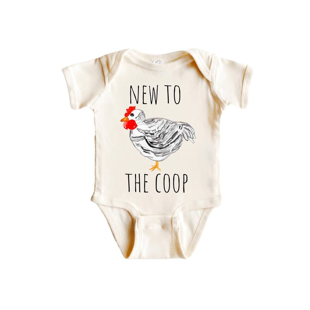 Chicken Farm Barn Animal - Baby Boy Girl Clothes Infant Bodysuit Funny Cute Newborn
