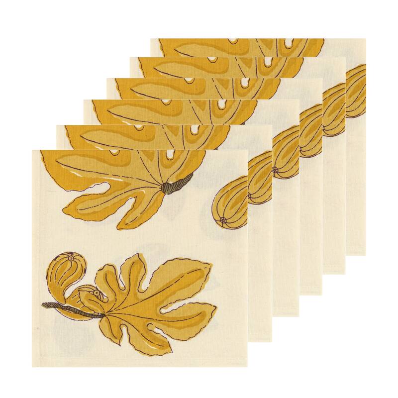 Couleur Nature Fig Napkins - Set of 6