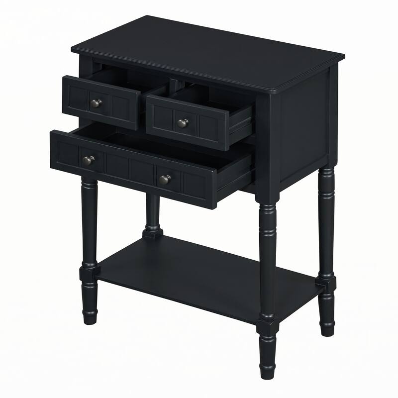 Narrow Console Table(Black)