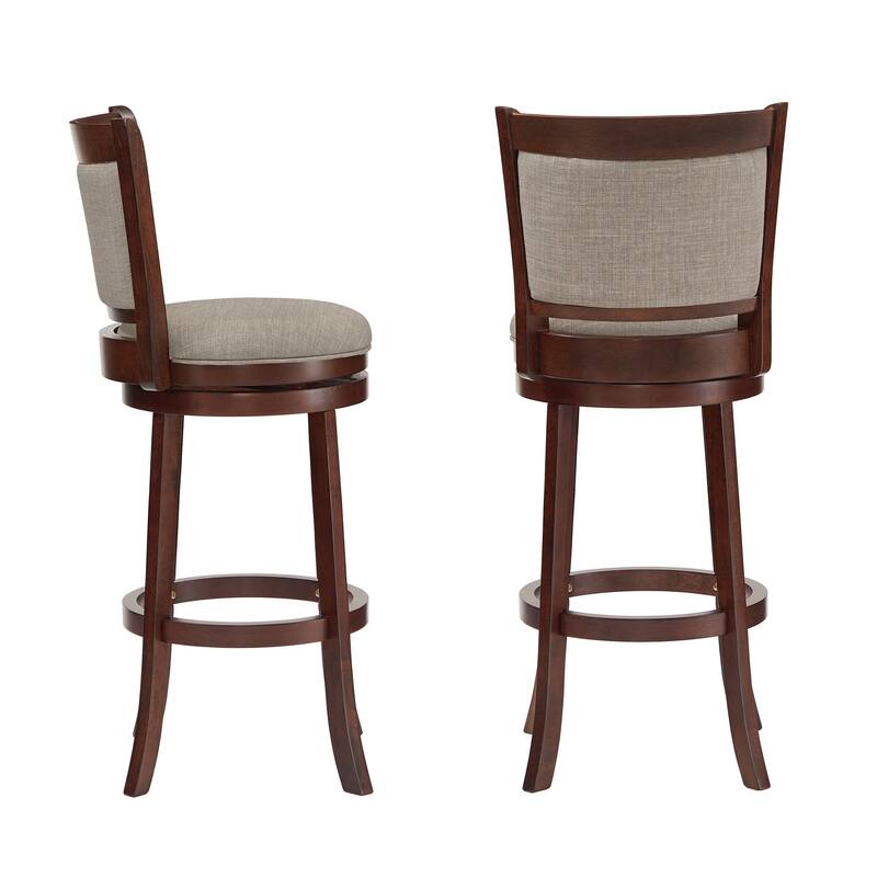 Rovinj Upholstered Back Swivel Stool
