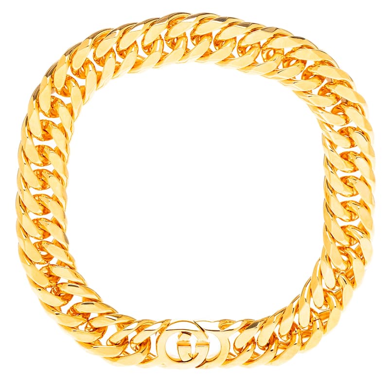 Gucci Interlocking Chain Necklace - Gold-tone - Gold-tone