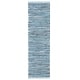 preview thumbnail 72 of 82, SAFAVIEH Handmade Rag Rug Bookem Casual Stripe Cotton Rug with Fringe 2'3" x 10' Runner - Blue/Multi - Runner