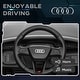preview thumbnail 15 of 16, Qaba Audi Q8 e-tron Sportback Licensed 12V Kids Ride on Car, Battery Powered Kids Electric Car Remote 4 Spring Suspension Wheels