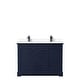 preview thumbnail 6 of 58, Avery 48 Inch Double Vanity, Cultured Marble Top