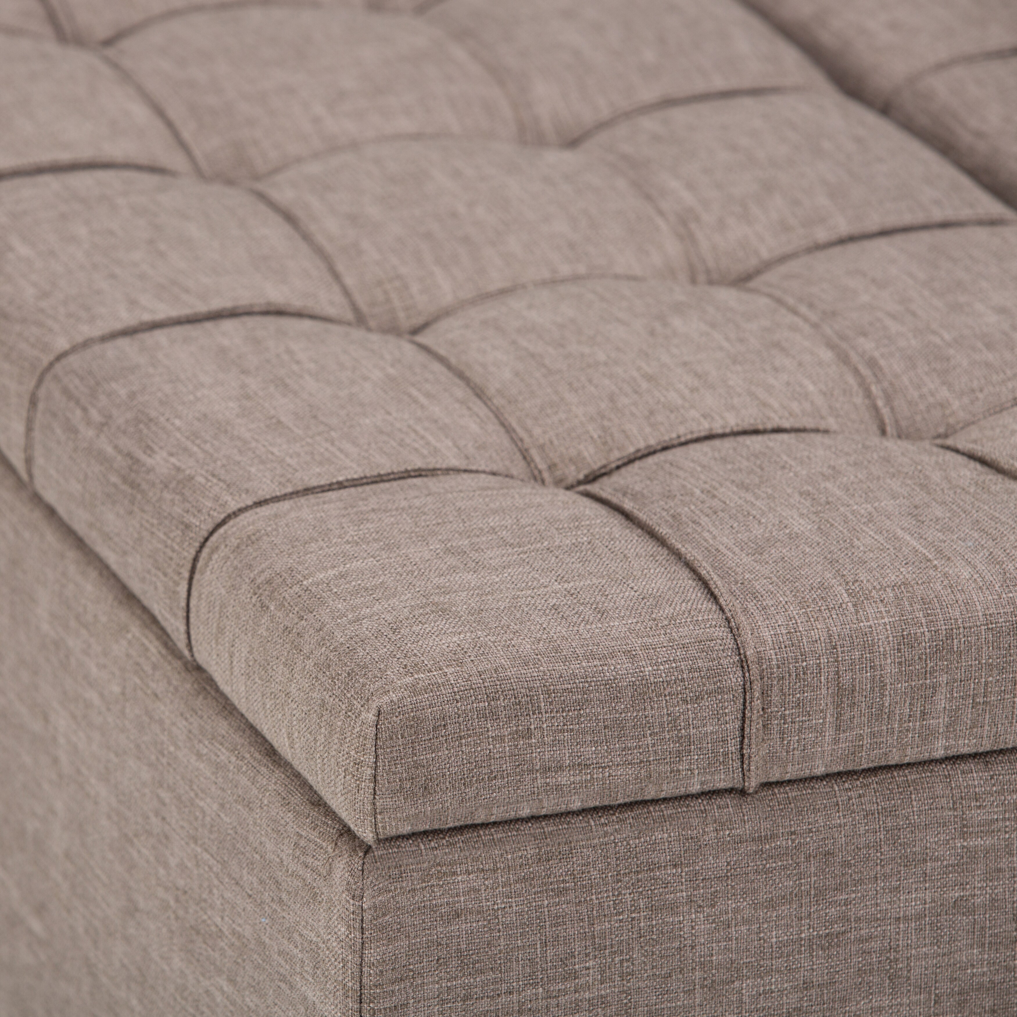 Wyndenhall Elliot Large Transitional Table Ottoman with Storage-image