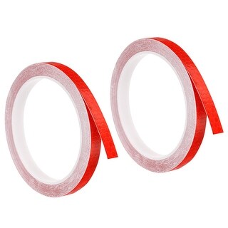 Reflective Solutions - V32 Reflective Tape - 2" X 3.5" Rectangle Red Reflector Tape - 10 Pack - DOT-C2 And SAE Certified Heavy Duty Reflective Stickers - High Reflective Tape For Cars