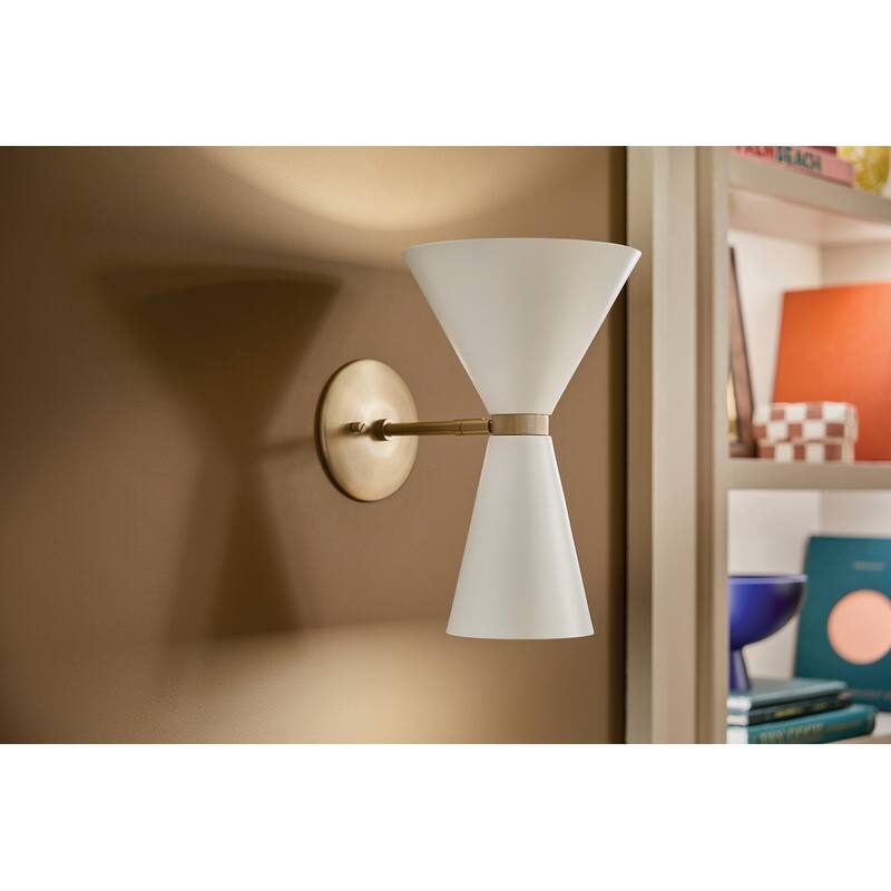 Kichler Lighting Phix 13.5 in. 2-Light Wall Sconce