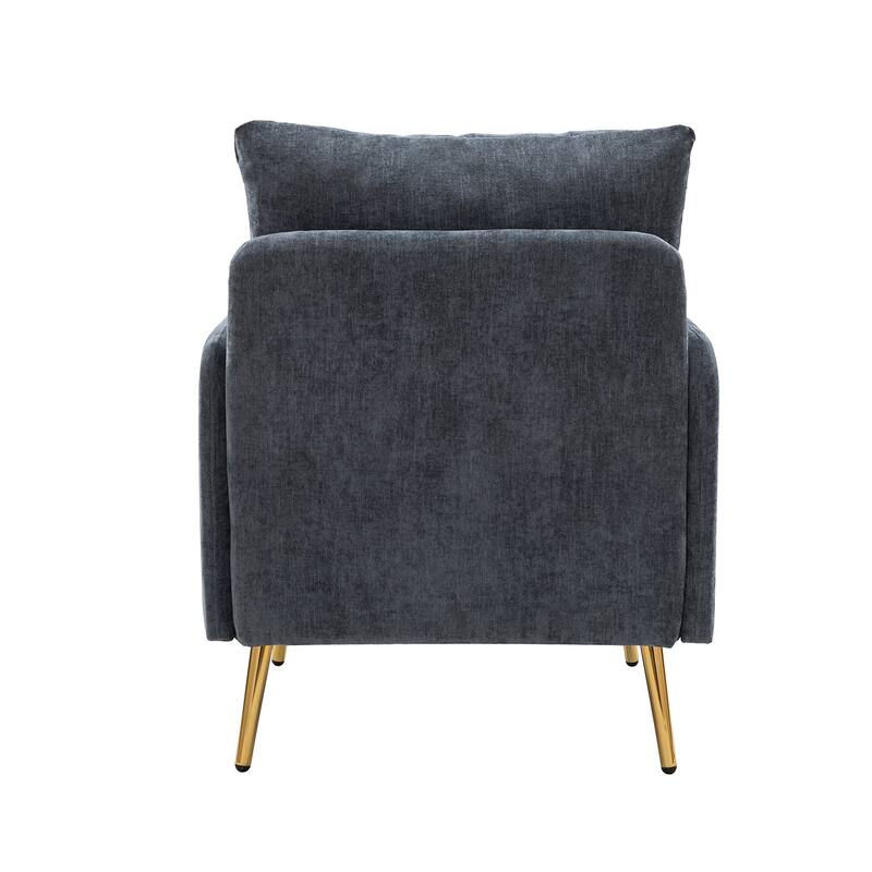 Narycia Upholstered Modern Arm Chair with Removable Cushions Set of 2 by HULALA HOME