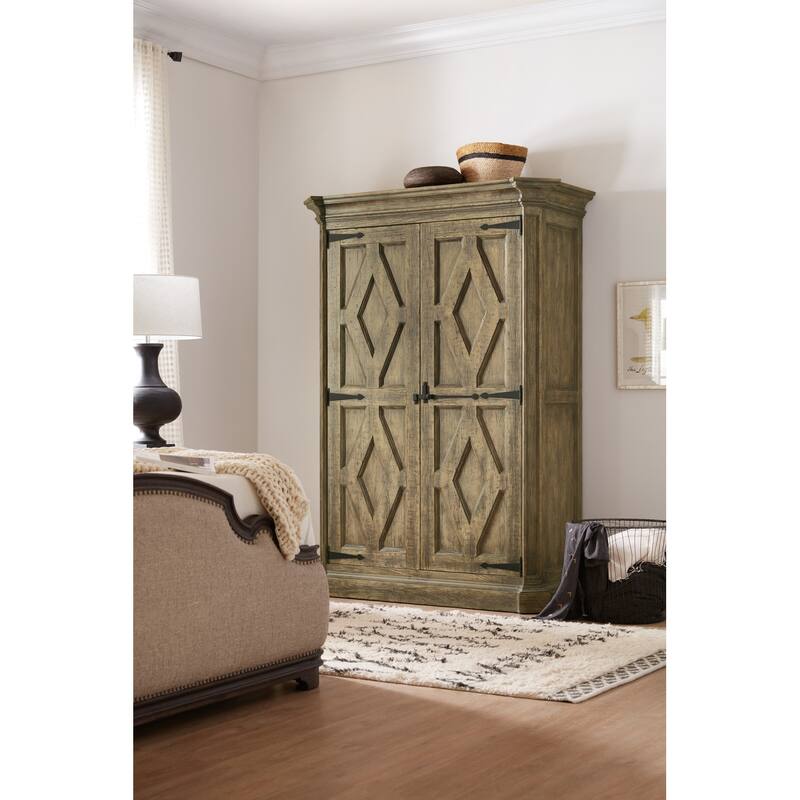 Hooker Furniture Mt. Maria 60" Wide Rustic Vintage West Texas Ranch