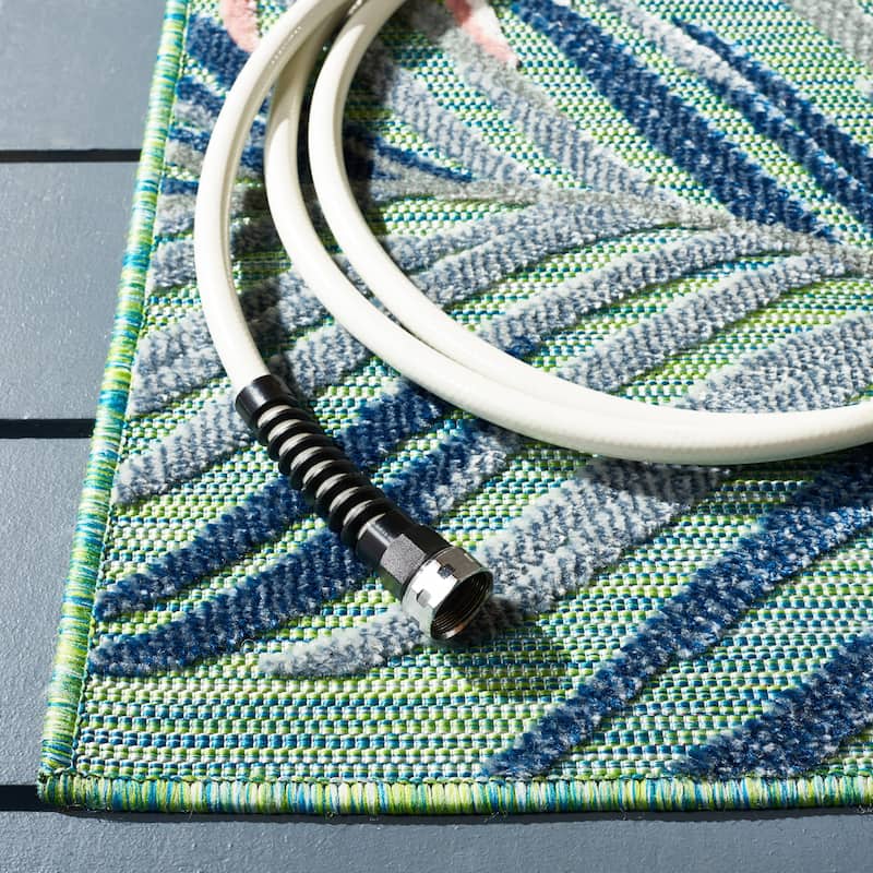 SAFAVIEH Cabana Tawnee Indoor/ Outdoor Waterproof Transitional Rug