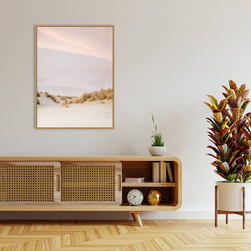 Ameland Dunes 3 by Raisa Zwart Framed Canvas Wall Art - Sylvie Maple