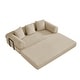 preview thumbnail 18 of 47, Convertible Sleeper Sofa Bed with Pillows, 4-in-1 Corduroy Folding Mattress Couch