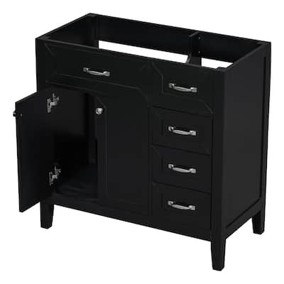 36" Bathroom Vanity without Sink,Bathroom Cabinet with Drawers