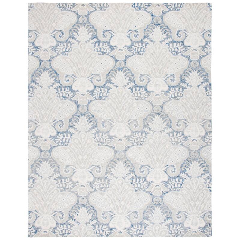 SAFAVIEH Handmade Micro-Loop Kolfinna Modern Wool Rug