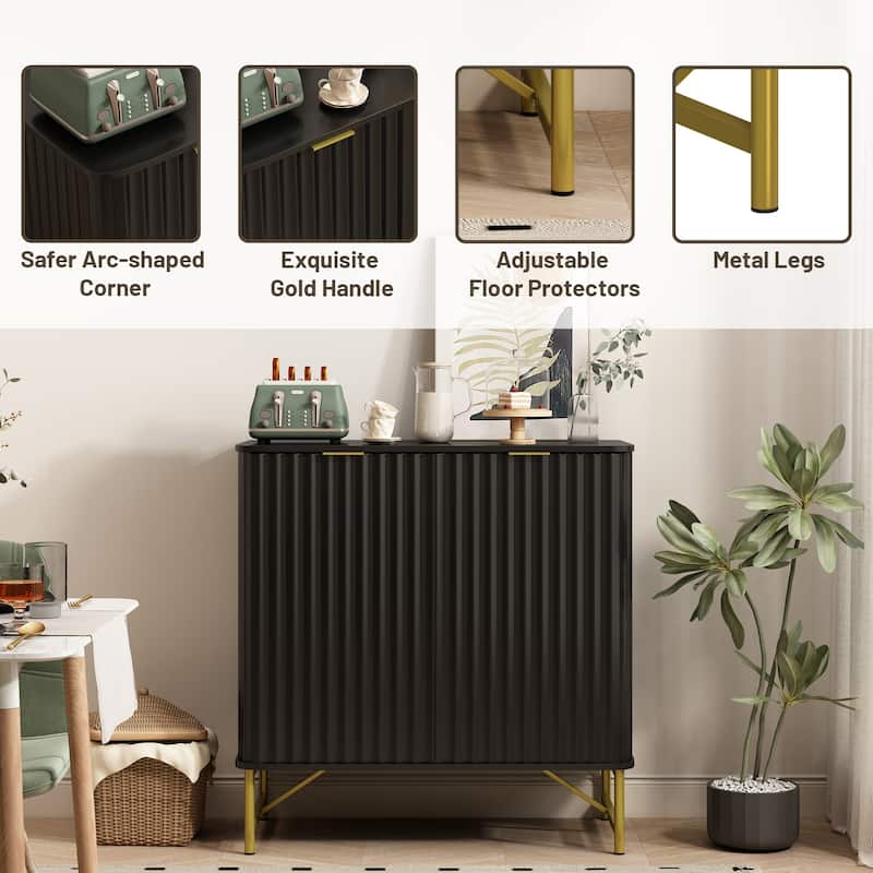 Clihome Modern MDF 2-Door Accent Sideboard