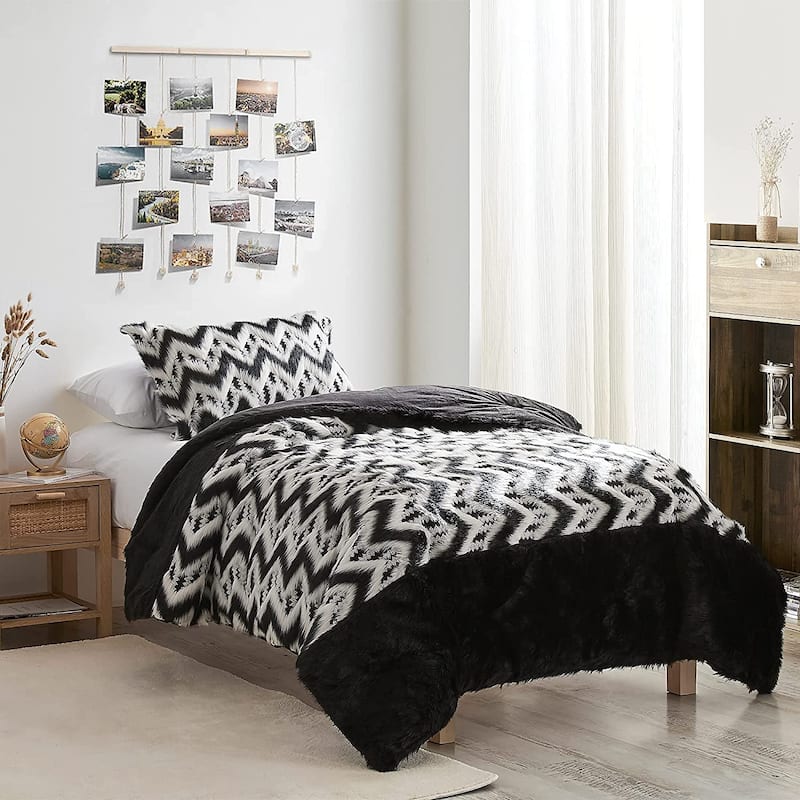 Fancy Meeting You Here - Coma Inducer® Oversized Comforter Set with Black Reverse - Twin XL