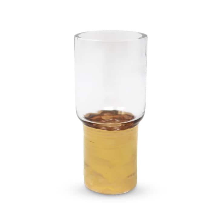 Hammered Shot Glasses with Gold Base, Set of 6