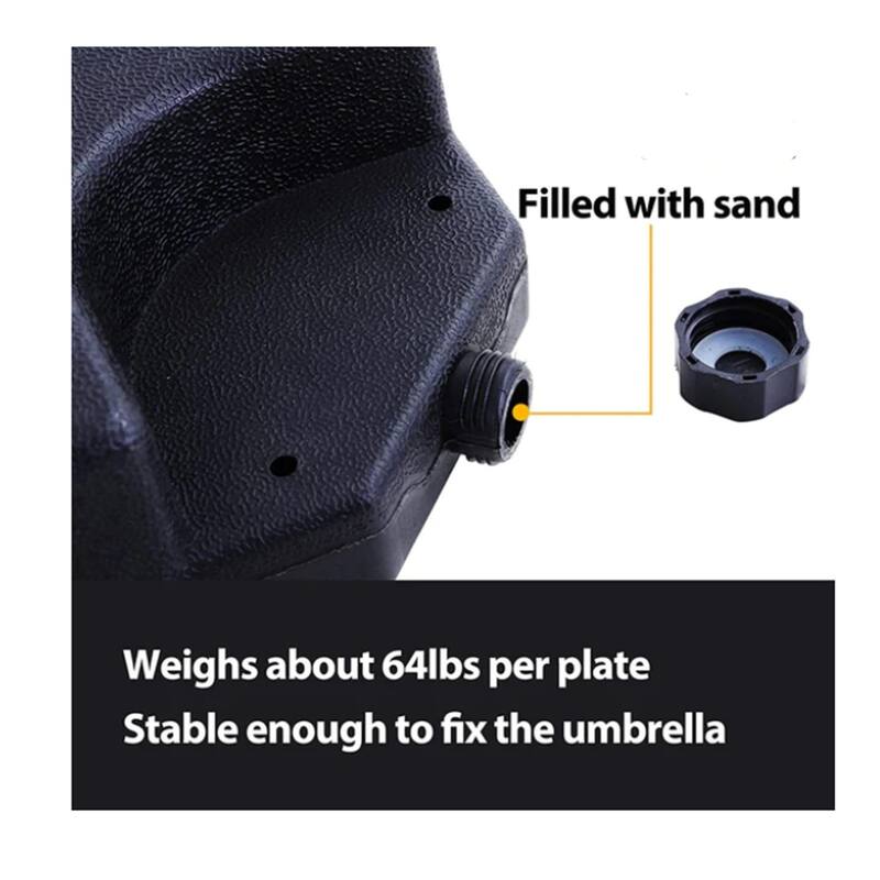 10-foot Aluminum Offset Cantilever Umbrella with 360-degree Rotation