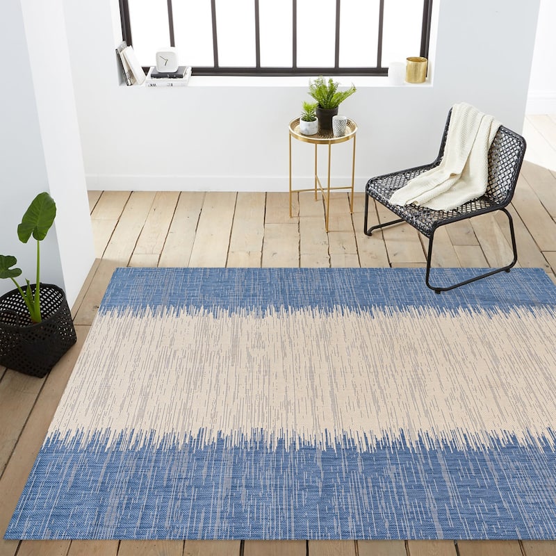 JONATHAN Y Madaba Modern Strie' Indoor/Outdoor Area Rug