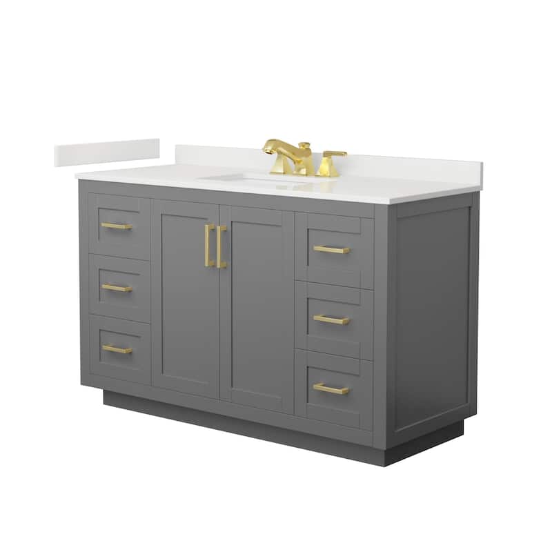 Wyndham Collection WCF292954S-QTZ-US3MXX Miranda 54" Free Standing