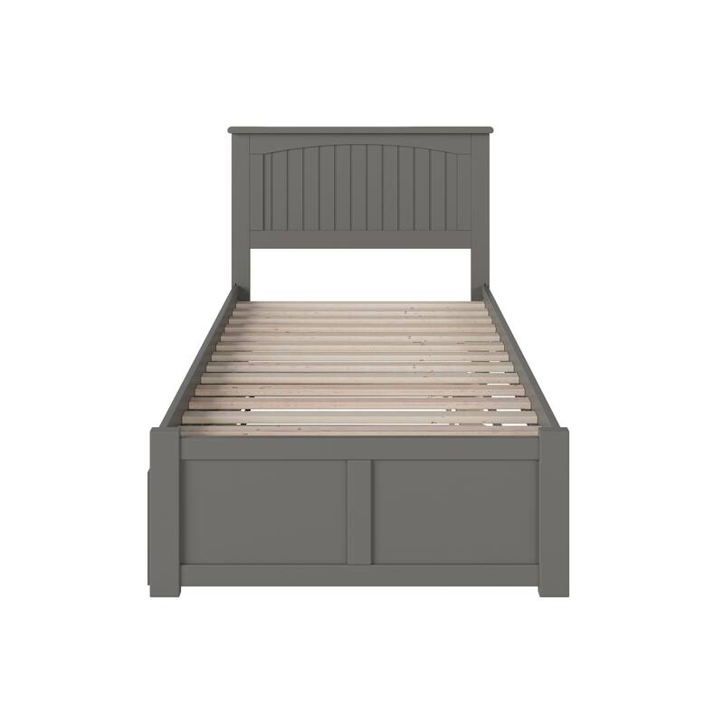 Nantucket Bed with Footboard and Twin Extra Long Trundle
