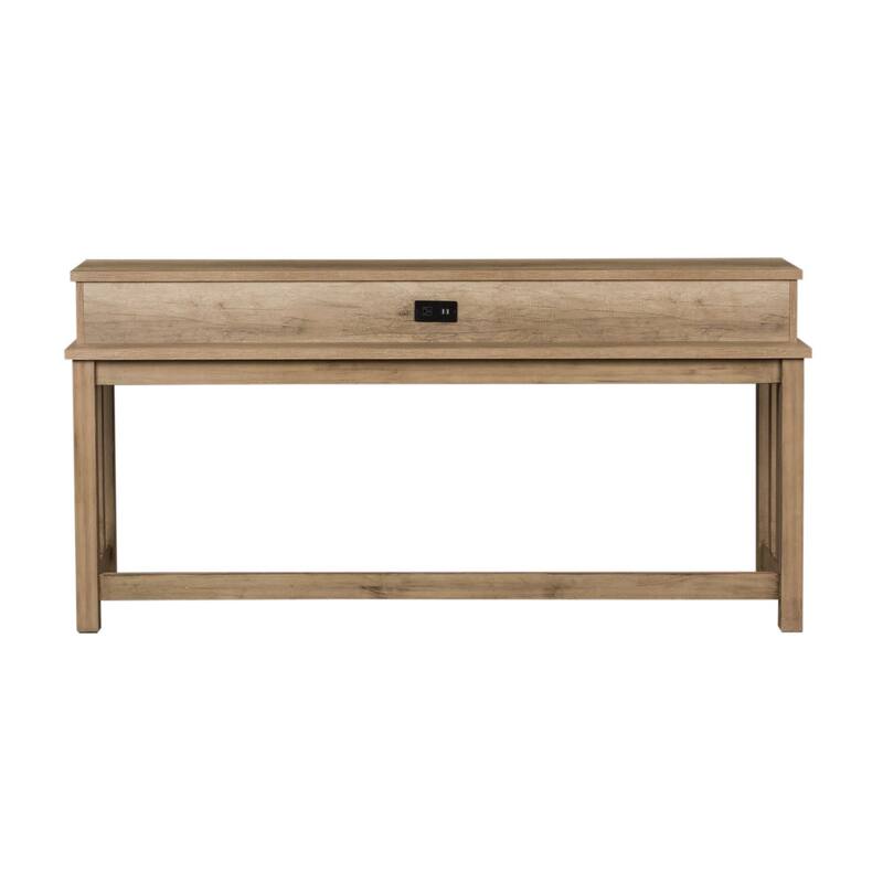 Liberty Furniture Sun Valley Sandstone Console Bar Table Charging Station