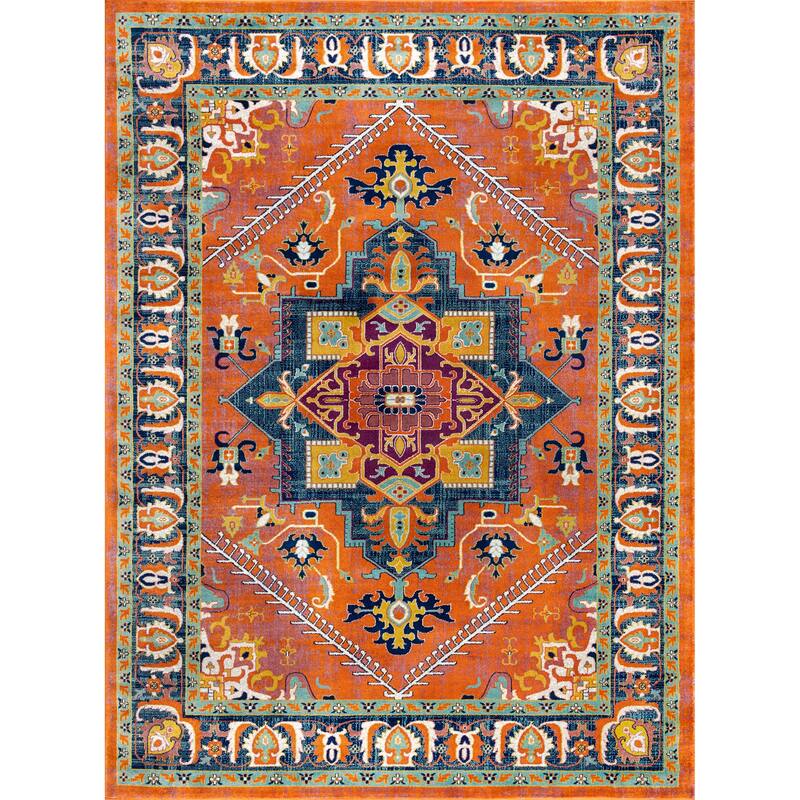 Genesis Bohemian & Eclectic Medallion Indoor Area Rug