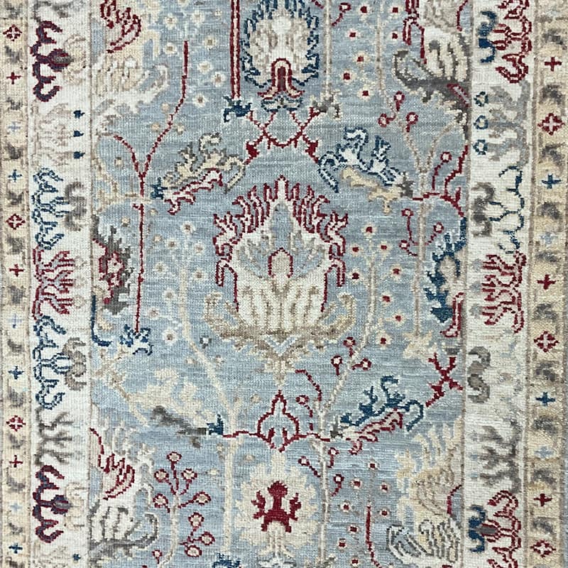 HERAT ORIENTAL Handmade Khotan Wool Runner - 2'10" x 10'