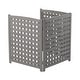 preview thumbnail 37 of 36, 3-Panel Outdoor Air Conditioner Fence Screen, Outside Wood Privacy Fence, 32" W x 38" H