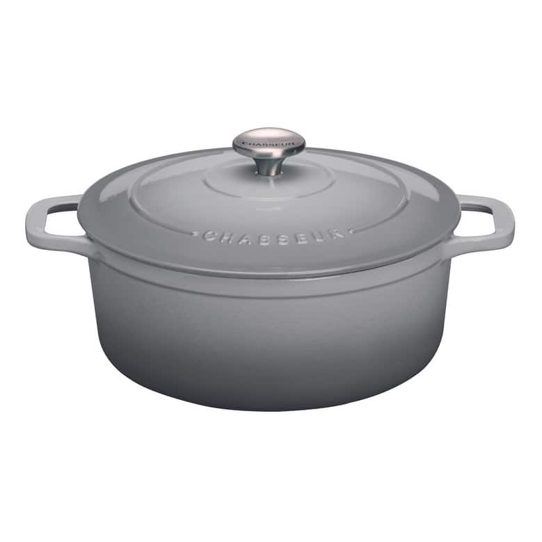 Chasseur French Enameled Cast Iron Round Dutch Oven, 6.25-quart