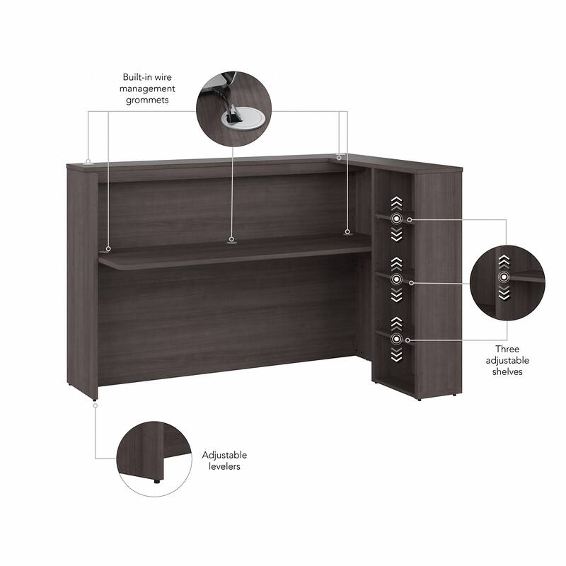 Studio C Corner Bar Cabinet by Bush Business Furniture