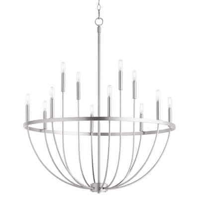 Quorum International 6374-12 Tribute 12 Light 34" Wide Ring Chandelier