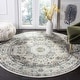 preview thumbnail 14 of 54, SAFAVIEH Evoke Annabel Vintage Shabby Chic Oriental Rug 6'7" x 6'7" Round - Grey/Gold