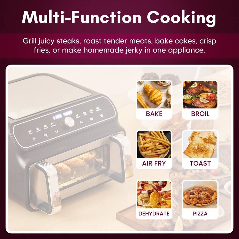 EAFL1000 11.5 Qt Indoor Grill & Air Fryer Oven - 11.5 qt