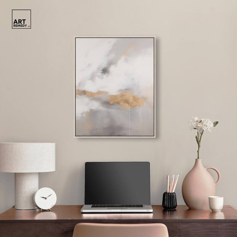 Fleeting Gold II Canvas by Art Remedy