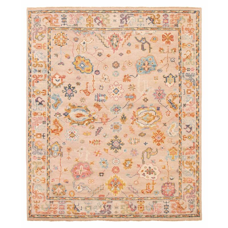 ECARPETGALLERY Hand-knotted Jules Serapi Beige Wool Rug - 8'2 x 9'11 - Beige - 8'2 x 9'11