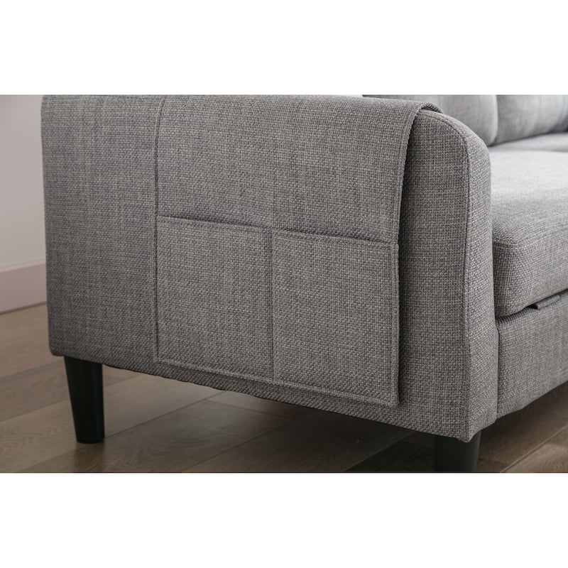 LShape Sectional Sofas Comforts Upholstered Reversible Sleeper Sofas