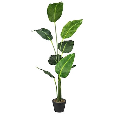 5-foot Artificial Bird of Paradise in Pot