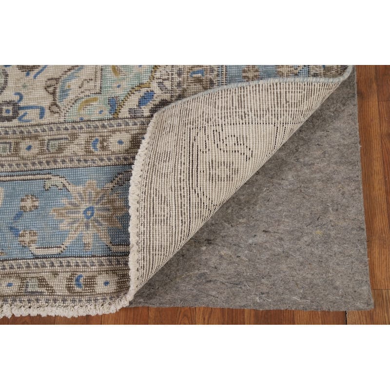 Traditional Medallion Tabriz Persian Area Rug Hand-Knotted Wool Carpet - 6'5"x 9'5"