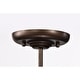 preview thumbnail 10 of 9, Ovid 16 Inch Bead Vintage Semi Flush Mount 3-Light
