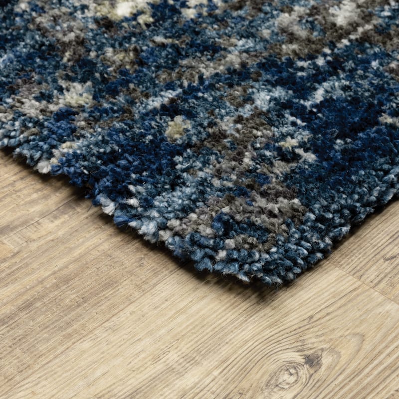 Style Haven Archer Cosmic Abstract Shag Area Rug