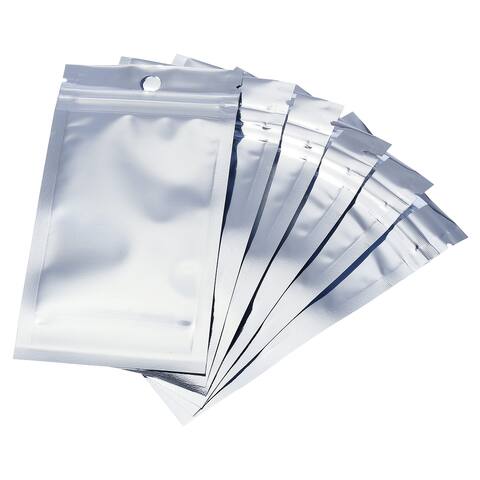 Holographic Bag 100Pack 13x7cm Smell Proof Bags for Party Food Storage - 13cmx7cm