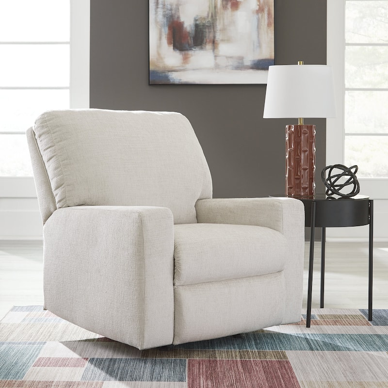 Signature Design by Ashley Aviemore Rocker Recliner - Beige