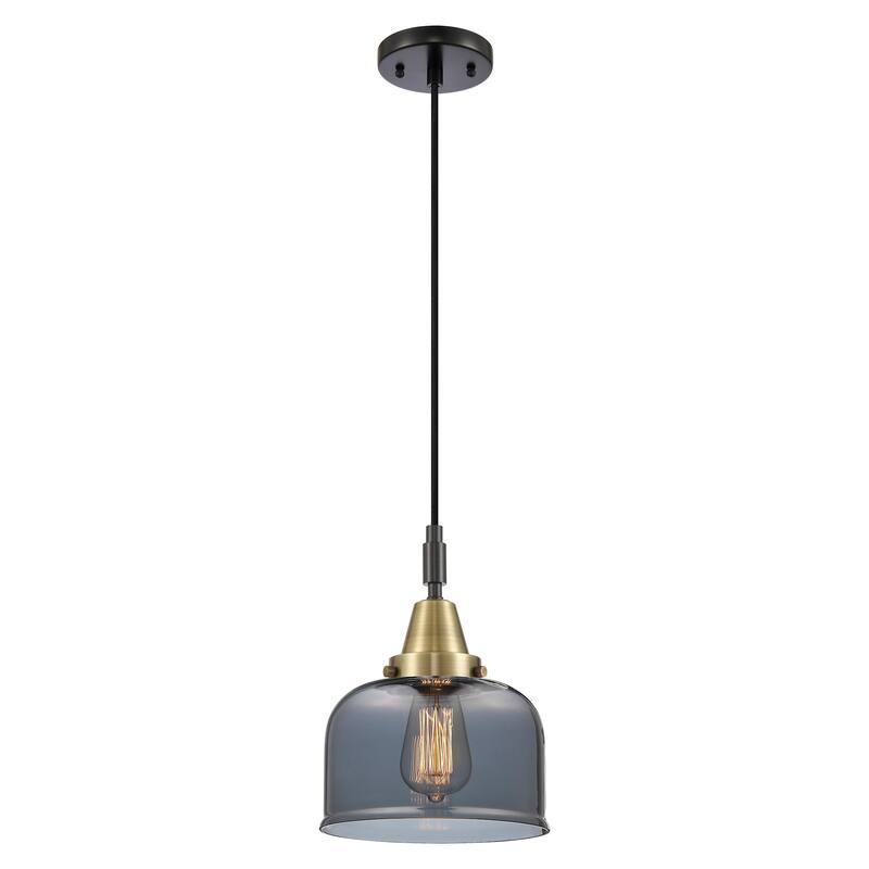 Innovations Lighting 447-1P-G73 Bell 8" Wide Mini Pendant with Light