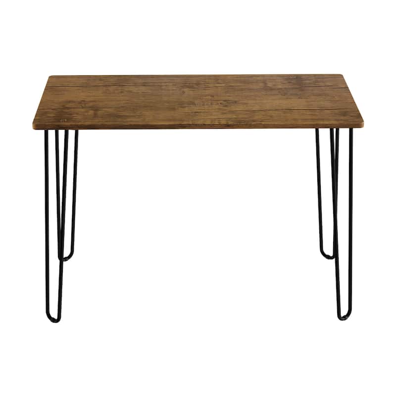 Lavish Home Modern Desk with Hairpin Legs