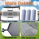 preview thumbnail 5 of 4, Trampoline with Safety Enclosure Net, Outdoor Trampoline with Heavy Duty Jumping Mat and Spring Cover Padding
