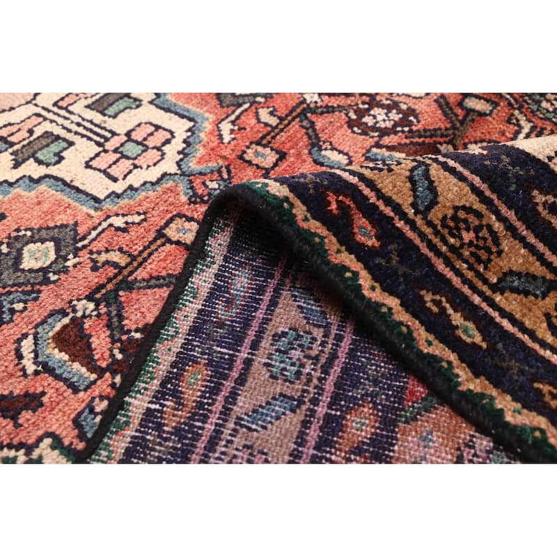 ECARPETGALLERY Hand-knotted Andelz Dark Copper Wool Rug - 3'4 x 9'8